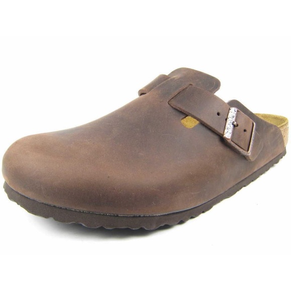BIREKNSTOCK Boston Habana Oiled Leather Size 40 (US L9, M7) 0860131 Regular Fit - Picture 1 of 12